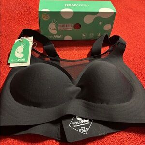 PrettyWell Comfort Women's Intimate Bra Black Size Small . NWT